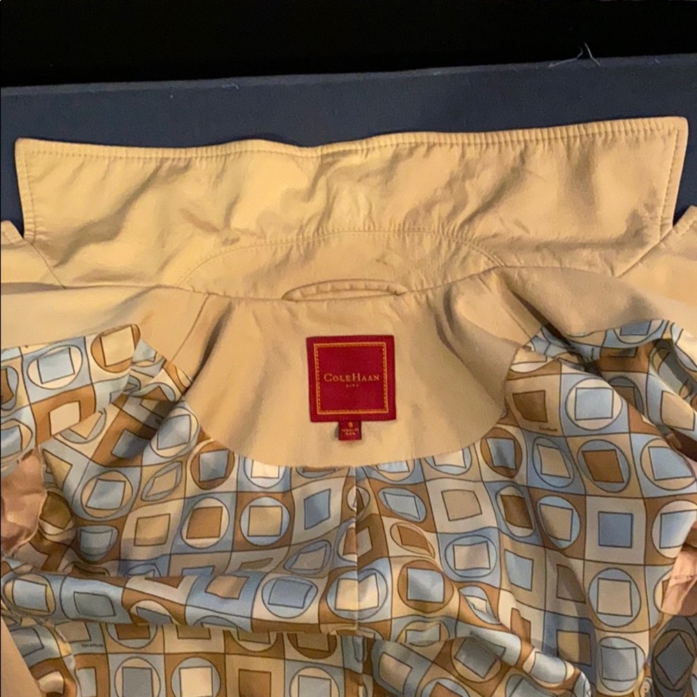 Cole Haan City Trench Coat in Tan Size S - Picture 11 of 12